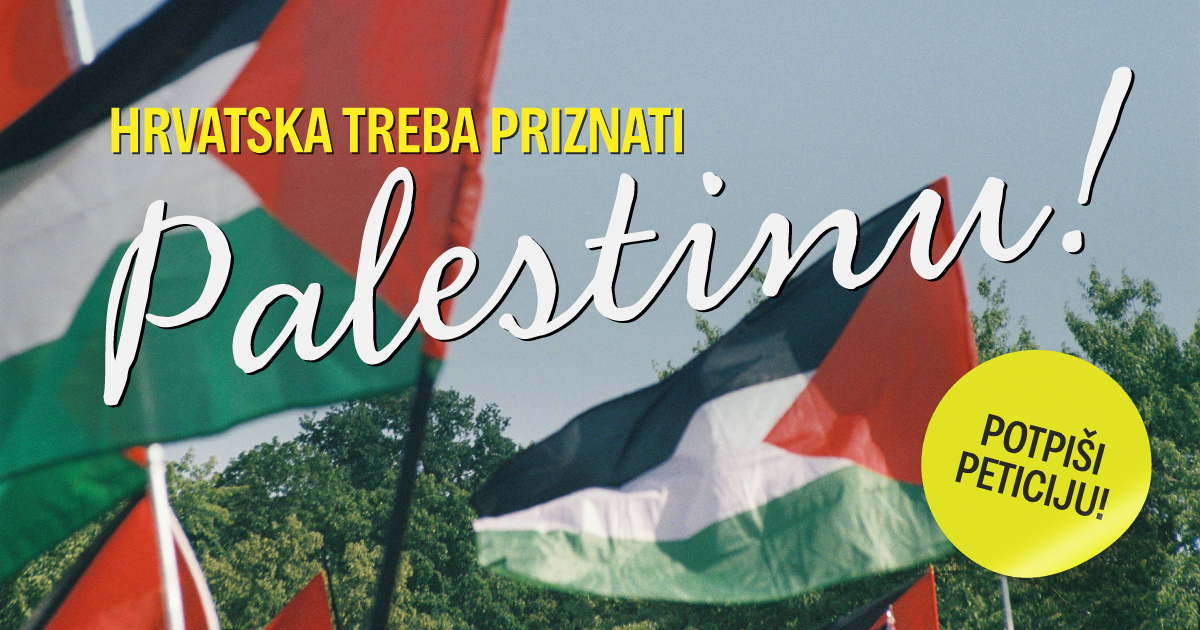 Potpiši peticiju za priznanje Palestine!